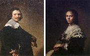 VERSPRONCK, Jan Cornelisz Portrait of a Man and Portrait of a Woman  wer oil painting